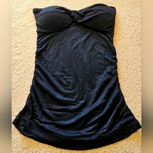 Black Strapless Top